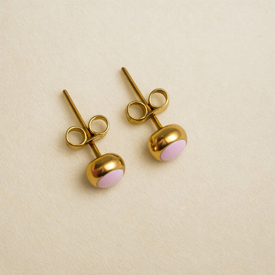 Everyday Gold Stainless Steel Stud Earrings