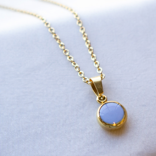 Everyday Gold Plated Stainless Steel Pendant Drop Necklace