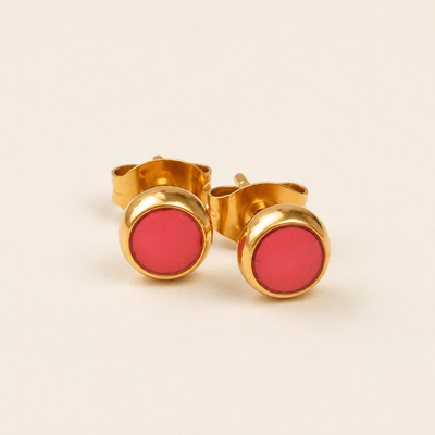 Everyday Gold Stainless Steel Stud Earrings