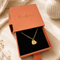 Everyday Gold Plated Small Heart Charm Necklace - FREE ENGRAVING