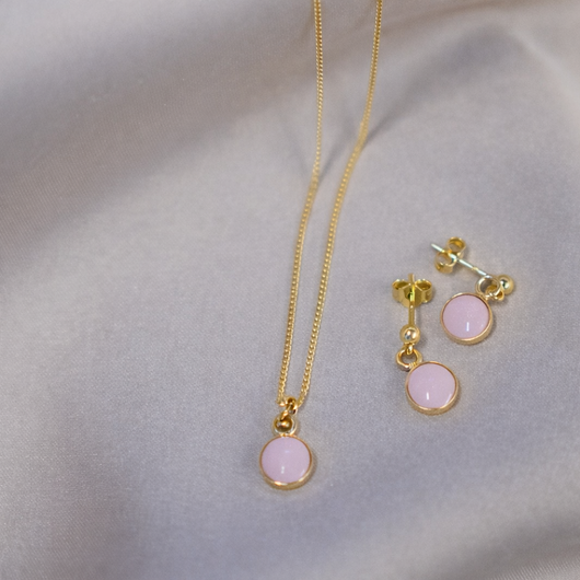 Luxe Gold Stud Drop Earrings