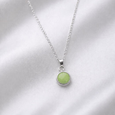 Signature Silver Pendant Drop Necklace